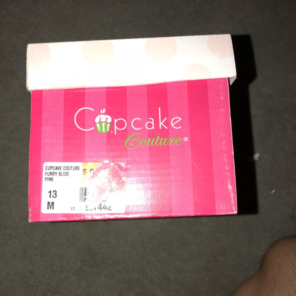 Pink fur slides ( kids )